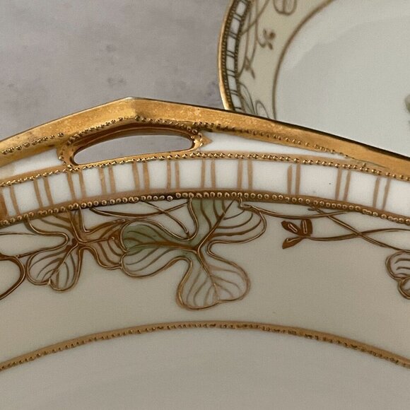 Antique Morimura Nippon 7 PC Hand Painted Berry Bowl Serving Set Circa 1910-11 - Picture 8 of 10